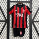 Maglia AC Milan Home Bambino 2025 2026 Maglia AC Milan Home Bambino 2025 2026
