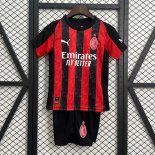 Maglia AC Milan Home Bambino 2025 2026 Maglia AC Milan Home Bambino 2025 2026
