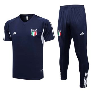 Maglia Italia Set Completo 2023 2024 Blu