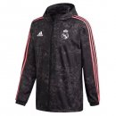 Giacca a vento Real Madrid 2021 2022 Nero Rosa