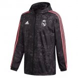 Giacca a vento Real Madrid 2021 2022 Nero Rosa Giacca a vento Real Madrid 2021 2022 Nero Rosa