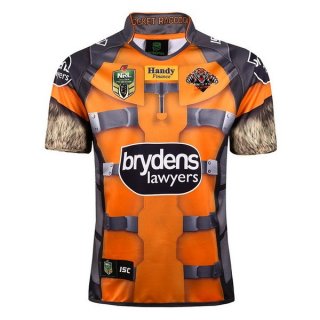 Thailandia Maglia Wests Tigers 2017 2018 Giallo