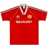 Thailandia Maglia Manchester United Replica Home Retro 1988 1990 Rosso