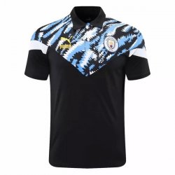 Polo Manchester City 2020-2021 Nero Blu Polo Manchester City 2020-2021 Nero Blu