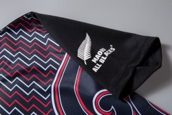 Maglia di Formazione Rugby All Blacks 2018 Nero Rosso