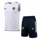 Maglia Boca Juniors Senza Maniche Set Completo 2022 Bianco Maglia Boca Juniors Senza Maniche Set Completo 2022 Bianco