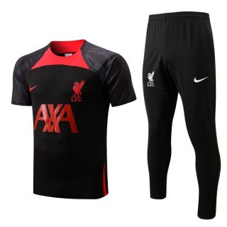 Maglia Liverpool Set Completo 2022 2023 Nero