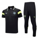 Polo Manchester City Set Completo 2023 2024 Nero 2 Polo Manchester City Set Completo 2023 2024 Nero 2