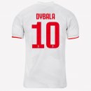 Maglia Juventus NO.10 Dybala Away 2019 2020 Grigio Bianco Maglia Juventus NO.10 Dybala Away 2019 2020 Grigio Bianco