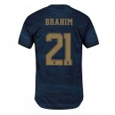 Maglia Real Madrid NO.21 Brahim Away 2019 2020 Blu Maglia Real Madrid NO.21 Brahim Away 2019 2020 Blu