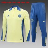Bambino Felpa Allenamento Ajax 2024 2025 Giallo 3 Bambino Felpa Allenamento Ajax 2024 2025 Giallo 3