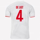 Maglia Juventus NO.4 De Ligt Away 2019 2020 Grigio Bianco