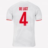 Maglia Juventus NO.4 De Ligt Away 2019 2020 Grigio Bianco