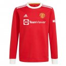 Thailandia Maglia Manchester United Home ML 2021 2022 Rosso