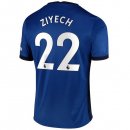 Maglia Chelsea NO.22 Ziyech Home 2020 2021 Blu