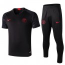 Maglia di Formazione Paris Saint Germain Set Completo 2019 2020 Nero Rosso Maglia di Formazione Paris Saint Germain Set Completo 2019 2020 Nero Rosso