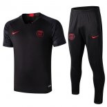 Maglia di Formazione Paris Saint Germain Set Completo 2019 2020 Nero Rosso