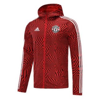 Giacca a vento Manchester United 2021 2022 Rosso Bianco