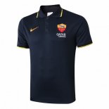 Polo AS Roma 2019 2020 Nero Giallo