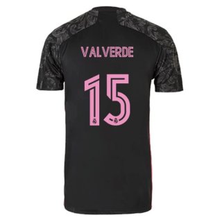 Maglia Real Madrid Terza NO.15 Valverde 2020 2021 Nero