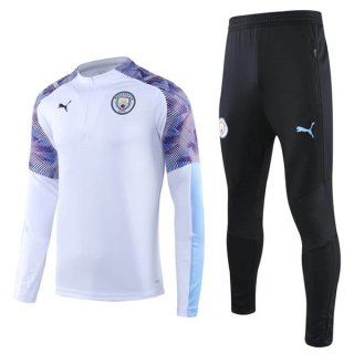 Felpa Manchester City 2019 2020 Bianco Porpora