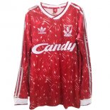 Maglia Liverpool Home ML Retro 1989 1991 Rosso Maglia Liverpool Home ML Retro 1989 1991 Rosso