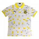 Polo Borussia Dortmund 2020 2021 Giallo Bianco Polo Borussia Dortmund 2020 2021 Giallo Bianco