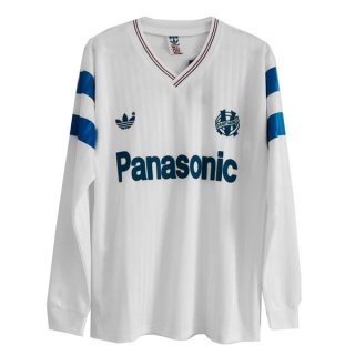 Thailandia Maglia Marseille Home ML Retro 1990 Bianco