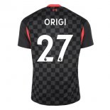 Maglia Liverpool NO.27 Origi Terza 2020 2021 Nero