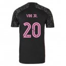 Maglia Real Madrid Terza NO.20 Vini Jr. 2020 2021 Nero Maglia Real Madrid Terza NO.20 Vini Jr. 2020 2021 Nero