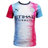 Thailandia Maglia Manchester City Speciale 2021 2022 Blu Bianco