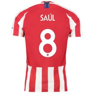 Thailandia Maglia Atletico Madrid NO.8 Saúl Home 2019 2020 Rosso