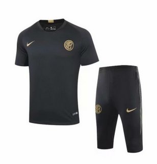 Maglia di Formazione Inter Milan Set Completo 2019 2020 Nero Giallo