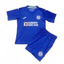 Maglia Cruz Blu Home Bambino 2020 2021 Blu Maglia Cruz Blu Home Bambino 2020 2021 Blu