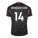Maglia Liverpool NO.14 Henderson Terza 2020 2021 Nero Maglia Liverpool NO.14 Henderson Terza 2020 2021 Nero