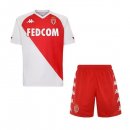 Maglia As Monaco Home Bambino 2020 2021 Bianco Rosso Maglia As Monaco Home Bambino 2020 2021 Bianco Rosso