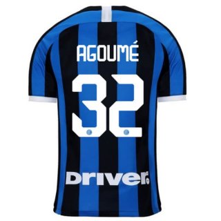 Maglia Inter Milan NO.32 Agoumé Home 2019 2020 Blu