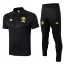 Polo Manchester United Set Completo 2019 2020 Nero Giallo