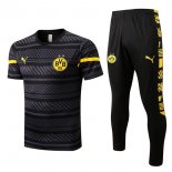 Maglia Borussia Dortmund Set Completo 2022 2023 Grigio
