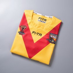 Thailandia Maglia Papúa Nueva Guinea RLWC Home 2017 2018 Giallo Thailandia Maglia Papúa Nueva Guinea RLWC Home 2017 2018 Giallo
