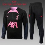 Bambino Felpa Liverpool 2023 Nero Rosa Bambino Felpa Liverpool 2023 Nero Rosa