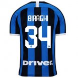 Maglia Inter Milan NO.34 Biraghi Home 2019 2020 Blu Maglia Inter Milan NO.34 Biraghi Home 2019 2020 Blu