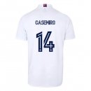 Maglia Real Madrid Home NO.14 Casemiro 2020 2021 Bianco Maglia Real Madrid Home NO.14 Casemiro 2020 2021 Bianco