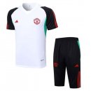 Maglia Formazione Manchester United Set Completo 2023 2024 Bianco Maglia Formazione Manchester United Set Completo 2023 2024 Bianco