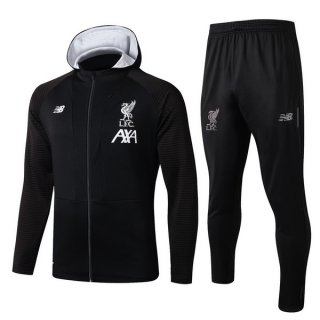 Felpa Liverpool Nero Bianco 2019 2020