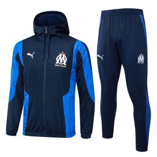 Giacca a vento Marseille 2024 2025 Nero Blu