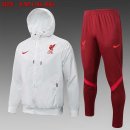 Giacca a vento Liverpool Set Completo 2022 Bianco Rosso Giacca a vento Liverpool Set Completo 2022 Bianco Rosso