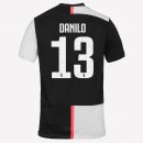 Maglia Juventus NO.13 Danilo Home 2019 2020 Bianco Nero Maglia Juventus NO.13 Danilo Home 2019 2020 Bianco Nero
