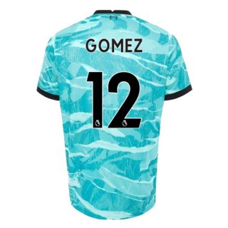 Maglia Liverpool NO.12 Gomez Away 2020 2021 Blu