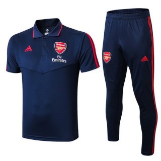Polo Arsenal Set Completo 2019 2020 Blu Navy